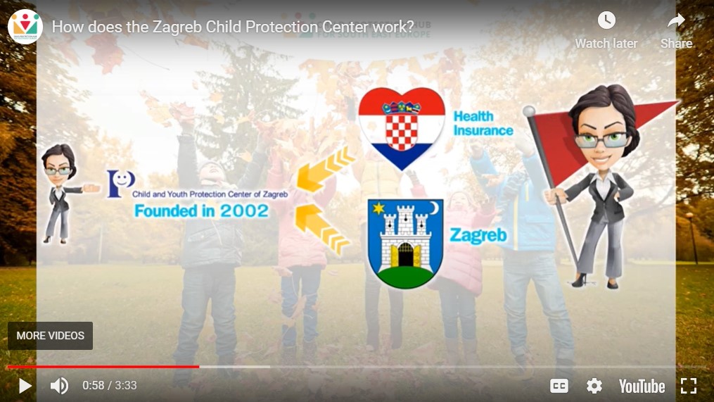 Video about how Zagreb Child Protection Center works